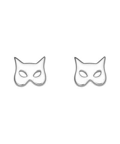 CAT MASK STUD EARRINGS