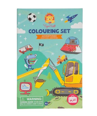 Boys Adventures Colouring Set