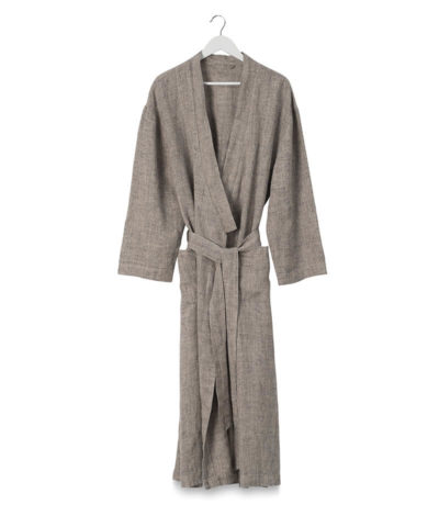 Bella Linen Dressing Gown