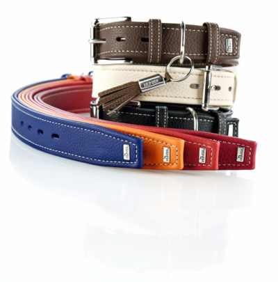Cannes Leather Dog Collar