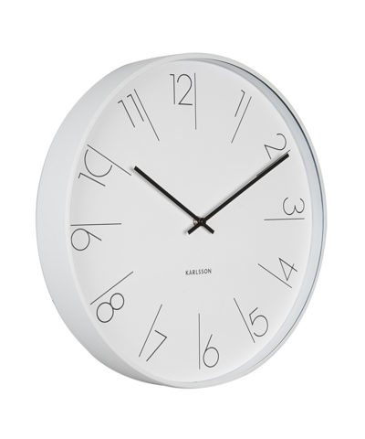 Karlsson Clock Elegant White