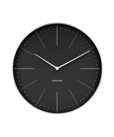 Karlsson Clock Normann Black