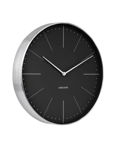 Karlsson Clock Normann Black