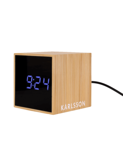 Karlsson Mini Cube Alarm Clock