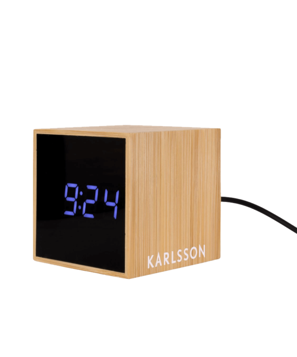 Karlsson Mini Cube Alarm Clock Clocks Gifts For Men Gift Ideas NZ