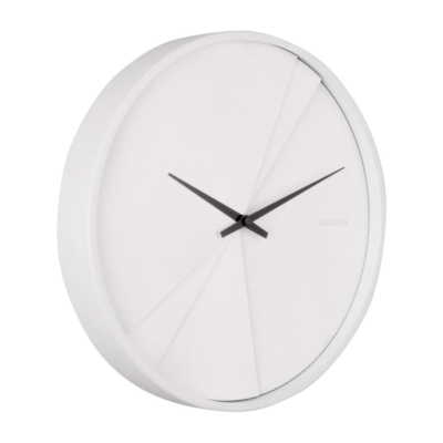 Karlsson Layered Lines Wall Clock - White