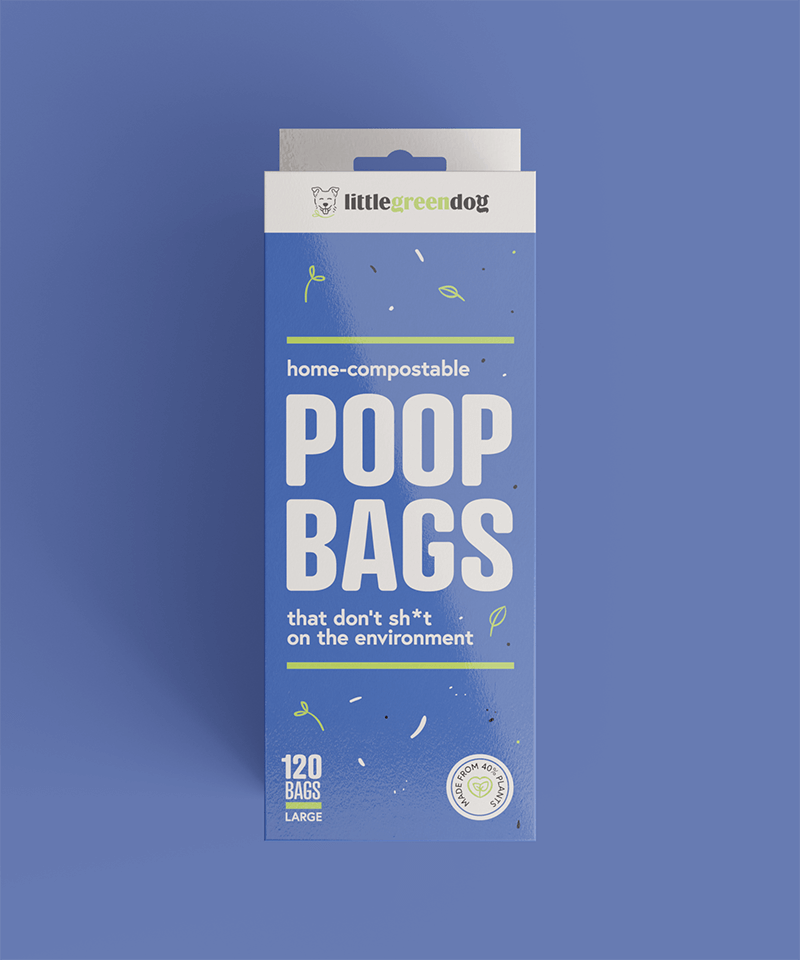 Dog Poop Bags | Little Green Dog | The Gift Hunter | Gift Shop