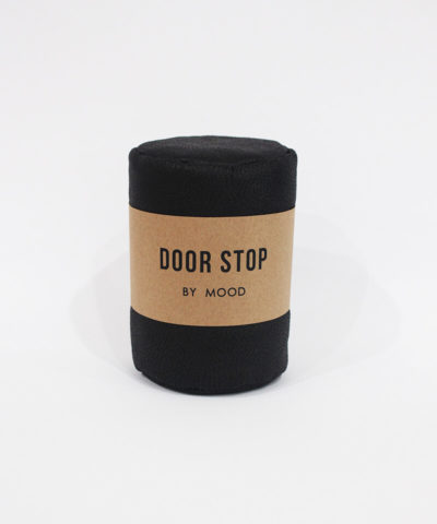 Leather Black Door Stop