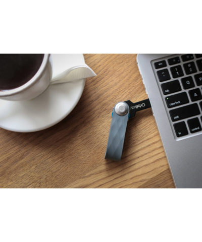 Orbitkey Active Grey with usb key accessory macbook