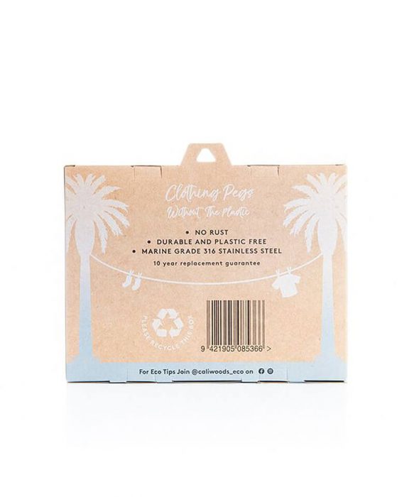 Stainless Steel clothing pegs Caliwoods Clothes Pegs Eco Gifts NZ