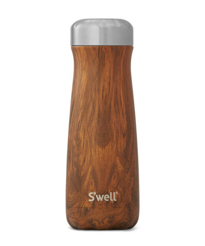 S'Well Traveller Wood Collection-Teakwood 590ml