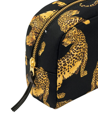 Wouf Make up bag - Black Leopard