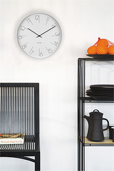 Karlsson Clock Elegant White