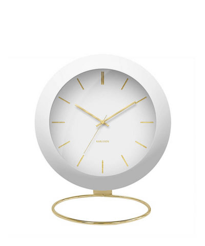 Karlsson Alarm Clock Globe - White